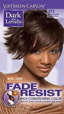 Dark and lovely hair color brown sable  – couleur pour cheveux châtain foncé – couleur  373